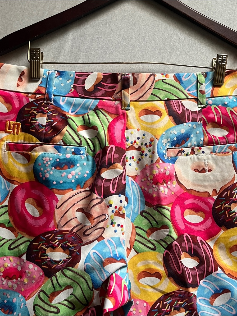 Loudmouth Golf "Doughnuts" Print Men's Shorts Size 35 - Picture 5 of 10